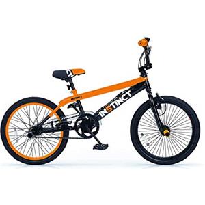 MBM BMX Istinct, Bici da Freestyle Unisex Bambini, Arancio a 15, 20