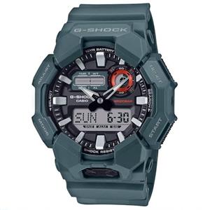 Casio Orologio G-Shock GA-010-2AER, Analogico - Digitale, Resistente agli Urti, Resistente all'Acqua, Grigio