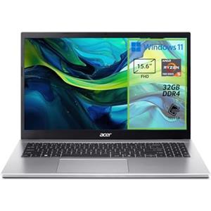 acer Aspire Go 15 AG15-42P-R732 PC Portatile, Notebook, Processore AMD Ryzen™ 5 7430U, RAM 32 GB DDR4, 1024 GB PCIe NVMe SSD, Display 15.6 FHD, Scheda Grafica AMD Radeon, Windows 11 Home, Silver