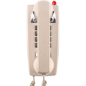 HTMengt Telefoni da parete classici per telefono fisso con suoneria meccanica, telefono da parete a linea singola 2554 con indicatore di posta vocale, telefono retrò da parete impermeabile, vecchio telefono