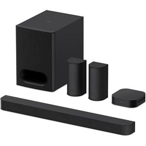 Sony BRAVIA Theatre System 6 (5.1 canali Surround Sound, 1000 W, con altoparlante posteriore e subwoofer, Dolby Atmos, DTS:X, AI Voice Zoom 3 con BRAVIA TV, DSEE, modalità multi-stereo per feste) nero