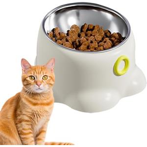 Generic Ciotola Per Animali Inclinata - Ciotola Per Gatti Rialzata, Ciotola Per Animali Rialzata | Ciotola Per Gatti Antivomito, Animali Domestici Per Nutrire E Bere