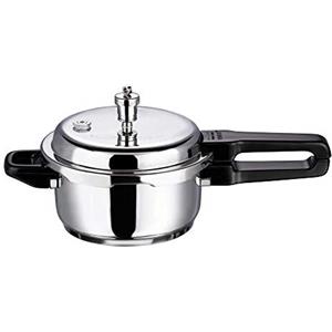 Vinod V-2L - Pentola a pressione inferiore a sandwich in acciaio inox, 2 litri, colore argento, medio