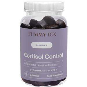 Tummy Tox Ashwagandha gommose 250 mg, con GABA, Rhodiola Rosea, Vitamina B6, Vitamina B12, Cortisol Control, 60 Caramelle Gommose, Tummy Tox