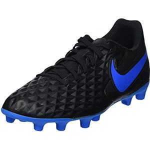 Nike Tiempo Legend 8 Elite Fg - Scarpe da Calcio Unisex Adulto, Multicolore (Black/Black-Blue Hero 4), 40 EU