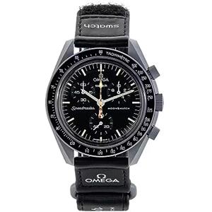 Swatch Orologio da Polso Moonswatch Omega Mission Moon Moonshine Gold Svizzera