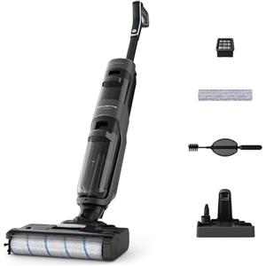 Rowenta X-Clean 4 GZ5035 Scopa Elettrica Lavapavimenti Pulitore a Vapore Aspira e Lava Potenza 200 Watt colore Grigio