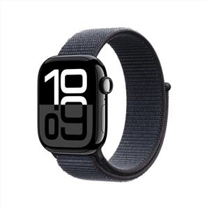 Apple Watch Series 10 GPS 42mm Jet Black Aluminium Case with Ink Sport Loop - EU