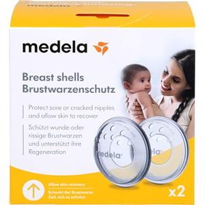 Medela Proteggi Capezzolo Senza BPA, in Morbido Silicone, con Fori di Ventilazione Traspiranti, Include 2 Protezioni