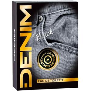 Denim Black - Eau de Toilette Uomo 100 ml - Fragranza Legnoso Floreale Muschiato con Note di Geranio, Gelsomino e Rosa