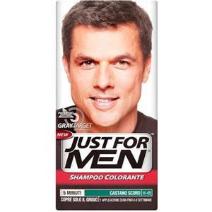 Just For Men Gray Target Technology Shampoo Colorante H-45 Castano Scuro