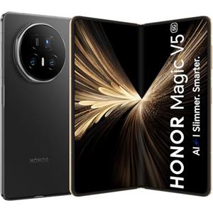 HONOR Magic V5 5G AI telefono pieghevole, senza SIM, schermo pieghevole da 8,8 mm, batteria da 5690 mAh per tutto il giorno, 16 GB+512 GB, piattaforma mobile Snapdragon 8 Elite, display Eye Comfort