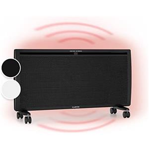 Klarstein Stufa Elettrica Basso Consumo, Stufa Elettrica 2000W, Termoconvettore Elettrico a Parete con Termostato, Termosifone Elettrico Basso Consumo