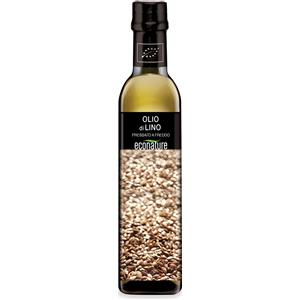BORDONI ITALIA Srl Olio di Lino Bio 250 ml - Spremuto a Freddo, Ricco di Omega 3 e Acido Alfa-Linolenico