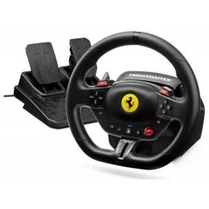 Thrustmaster T98 Ferrari 296 GTB - Volante e Pedaliera per PS5/PS4/PC, Replica in Scala 7/10