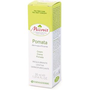 Farmaderbe Micovit Pomata 30ml - Azione Dermopurificante e Lenitiva per Pelli Impure