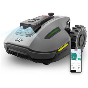 MAMMOTION YUKA Mini 700 Robot Tagliaerba Senza Filo Perimetrale, NetRTK+Vision, Nessuna Antenna RTK richiesta, Fino a 700 m², pendenza al 50%, mappatura automatica, con modulo 4G