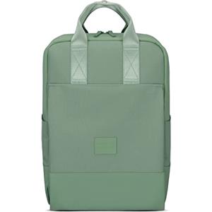Johnny Urban Zaino Donna e Uomo Verde - Jona Large - Zaini Porta Pc 16 Pollici Per Lavoro, Viaggio, Università - Materiale Sostenibile - Idrorepellente