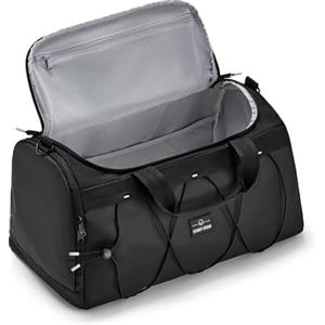 Johnny Urban Borsone Palestra Uomo Donna Nero - Shawn - Borsa Sportiva e Zaino 2 in 1 - Borsa da Viaggio Con Scomparto Per Le Scarpe - Idrorepellente