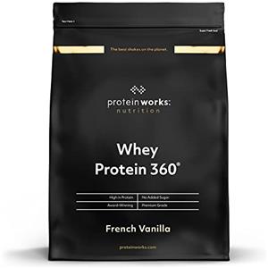 THE PROTEIN WORKS Proteine Whey 360 In Polvere, Caramello Salato Intenso, Frullato Ad Alto Contenuto Proteico, Senza Zuccheri Aggiunti e Basso Contenuto Di Grassi, Miscela Di Proteine 600 g