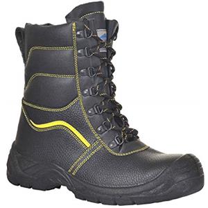 Portwest FW05 S3 Ci Stivali Antinfortunistici, Unisex - Adulto, SRC, Nero (Nero Bkgr), 48 EU (13 UK)