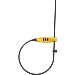 ABUS Combiflex TravelGuard - lucchetto per il fissaggio di caschi, passeggini, sci e bagagli - cavo lungo 45 cm - con codice numerico