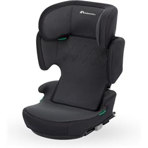 Bebeconfort Road Fix i-Size, Seggiolino Auto 15-36 kg, 3,5-12 anni (100-150 cm), Seggiolino Auto Isofix Pieghevole e Portatile da Viaggio, Leggero 4.4 kg, 14 Posizioni Poggiatesta, Tinted Black
