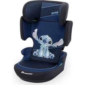 Bebeconfort Disney Road Safe i-Size Seggiolino Auto 15-36 kg per Bambini 3,5-12 anni (100-150 cm), Seggiolino Auto Pieghevole e Portatile da Viaggio, 14 Posizioni Poggiatesta, Authentic Stitch