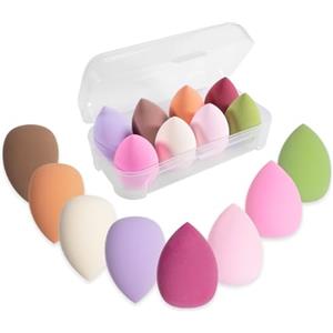 Carehabi 8 Pezzi Set di Spugne Per il Trucco Grande Frullatore di Bellezza a Forma di Uovo Che Soffia la Polvere Spugna Per il Trucco Lavabile Sostituibile Tamponi di Rimozione del Trucco Fondotinta Liquido