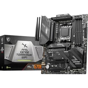MSI MAG X670E TOMAHAWK WIFI Scheda Madre ATX - Supporta AMD Ryzen 7000, AM5-80A SPS VRM, DDR5 Memory Boost 6600+MHz/OC, PCIe 5.0 x16, M.2 Gen5, Wi-Fi 6E