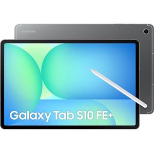 Samsung Galaxy Tab S10 FE+, 3 anni di garanzia, Android Tablet, Display 13.1"LCD, Wifi, RAM 8GB, 128GB, 10.090 mAh, S Pen, Android 15, IP68, Gray [Versione italiana]
