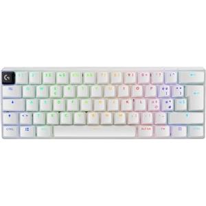 Logitech G PRO X 60 LIGHTSPEED, Tastiera Gaming Wireless, Tastiera Meccanica 60% Ultra Compatta TKL, LIGHTSYNC RGB, Copritasti in PBT Bicomponente, Tattili Optical, Windows PC QWERTY US INTL - Bianco