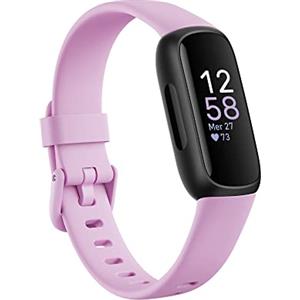 Fitbit Inspire 3,Black/Lilac Bliss, Activity Tracker Unisex-Adult, One Size
