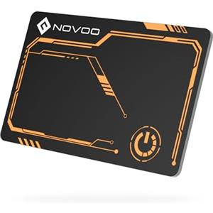 NOVOO Air Tag Card Wallet Tracker, 1.6 mm Slim Smart Card, 6 Anni Batteria, IP68 Impermeabile, Compatibile Apple Dov'è (iOS Only), Bluetooth Localizzatore per Portafogli, Valigie, Passaporti, Bicolor