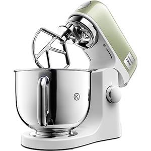 Kenwood KMX760GR KMIX Impastatrice Planetaria con Ciotola con manico in Acciaio da 5L, 3 Ganci di Miscelazione, Potenza 1000W, Personalizzabile con oltre 20 Accessori Acquistabili Separatamente, Verde