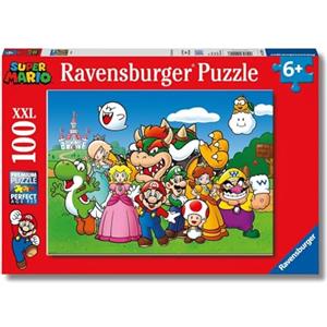 Ravensburger - Puzzles XXL Super Mario | Puzzle 6 Anni In Su | Puzzle 100 Pezzi Per Bambini Da 6 Anni In Su | Puzzle Bambini 36 X 49 Cm | Puzzles stitch bambina