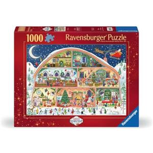 Ravensburger - Puzzle Il Laboratorio di Babbo Natale, 1000 Pezzi, Puzzle Adulti e Ragazzi, Idea Regalo per Lei o Lui, 70x50 cm