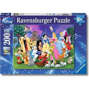 Ravensburger - Puzzle XXL Amici Di Disney | Puzzle 8 Anni In Su | Puzzle Bambini Da 200 Pezzi In Regalo | Regalo Bambino 8 Anni 49 X 36 Cm | Puzzles Ravensburger