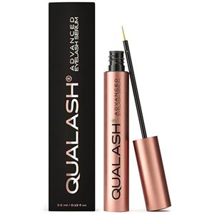 QUALASH® Siero Ciglia Allungante (3,5 ml) con QUA-X Peptide Complex brevettato, Lash Serum Booster allungante e infoltente per ciglia