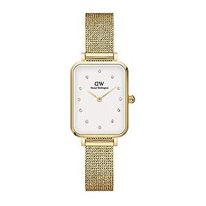 Daniel Wellington Quadro Orologi 20x26mm Double Plated Stainless Steel (316L) And Crystals Gold