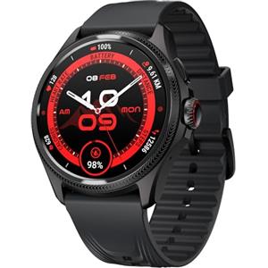 TicWatch Pro 5 Enduro Smartwatch da uomo 1,43" Android Wear OS Smart Watch 90 ore di batteria 110+ modalità di allenamento 7/24 frequenza cardiaca Salute 5ATM GPS Bussola Non compatibile con iPhone