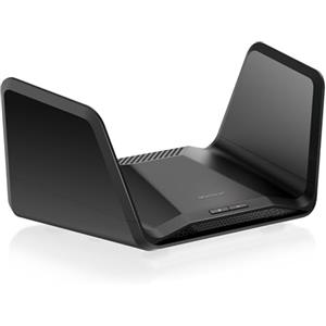 NETGEAR Router NETGEAR Nighthawk Tri-band WiFi 6E (RAXE300) funzioni di sicurezza, velocità Gigabit AXE7800 Wireless (fino a 7,8 Gbps), nuova banda da 6 GHz, 8 flussi coprono fino a 185 m2, 40 dispositivi