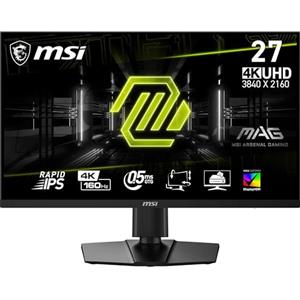 MSI MAG 274UPF E2 Monitor Gaming 27" 4K UHD - Rapid IPS (3840 x 2160), 160Hz / 0,5 ms (GtG), Frameless, Certificazione VESA DisplayHDR 400 - DP, HDMI, USB Type-C