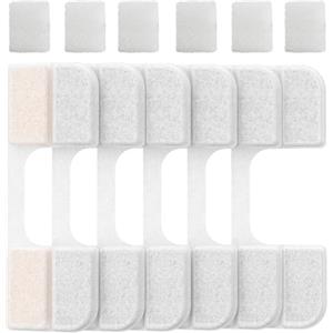 FEELNEEDY 6 Pacchetti di Filtri per Fontana D'Acqua per Gatti e 6 Pacchetti di Spugne di Ricambio, Filtro per Fontanella per Gatti senza Fili 3.2L FN-W17