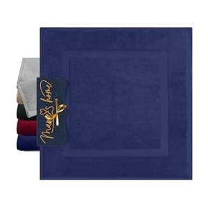 Marie´s Home Tappetino doccia per piccoli bagni, sport e tempo libero 1612.2351, 1 pezzo, 50 x 50 cm, blu marino