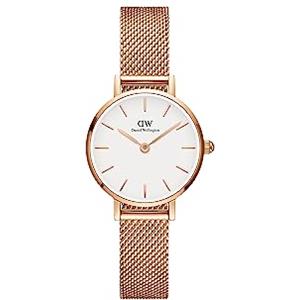 Daniel Wellington Orologio Petite da Donna, 24mm Acciaio Inox (316L) Oro rosato Orologio Donna