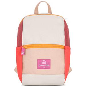 Johnny Urban Zaino per Bambini e Bambine Rosa Junior Leo - con Tracolla per Asilo e Scuola Materna - Materiale Riciclato e Impermeabile