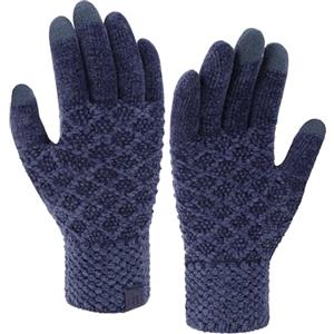 ZASFOU Donna Invernale Guanti Touch Screen Caldo Guanti Maglia a Ciniglia Elastica Regalo per Donna compleanno Natale Quando fa Freddo