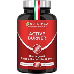 Laboratoires Nutrimea Active Burner | Integratore per Controllo del Peso | Con Fucus, Guaranà Zenzero e Carnitina | Energizzante | 90 Capsule Vegetali | Nutrimea