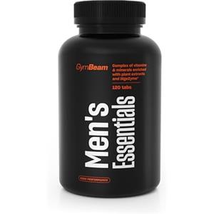 GymBeam Multivitaminico Uomo con 27 Ingredienti Attivi, Vitamine per l'Uomo, Integratore per l'Uomo - Supporta Vitalità, Energia e Sistema Immunitario, Contiene Enzimi Digestivi (120 cpr)